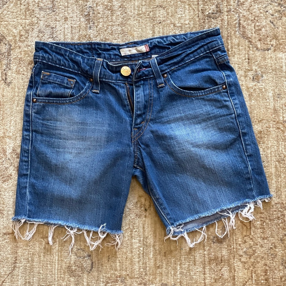 Levi’s 503 Jean Cut-off Shorts.  Size 3.